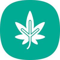 Cannabis-Vektor-Icon-Design vektor