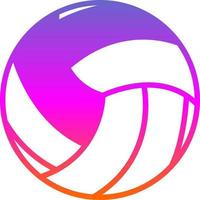 Volleyball-Vektor-Icon-Design vektor