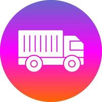 Fracht-LKW-Vektor-Icon-Design vektor