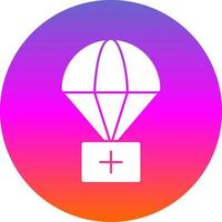 Airdrop-Vektor-Icon-Design vektor