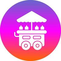 Food Cart Vektor-Icon-Design vektor