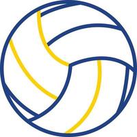 Volleyball-Vektor-Icon-Design vektor