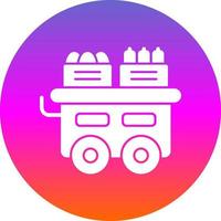 Food Cart Vektor-Icon-Design vektor