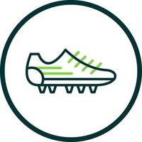 Fußballschuhe Vektor-Icon-Design vektor