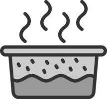varm vatten vektor ikon design