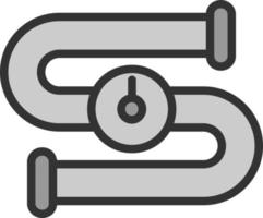 Wasserrohr-Vektor-Icon-Design vektor
