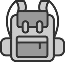 Rucksack-Vektor-Icon-Design vektor