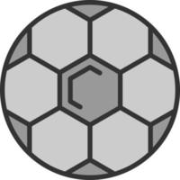 Fußball-Vektor-Icon-Design vektor