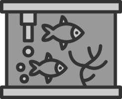 Aquarium-Vektor-Icon-Design vektor