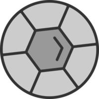 Fußball-Vektor-Icon-Design vektor