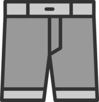 Shorts-Vektor-Icon-Design vektor