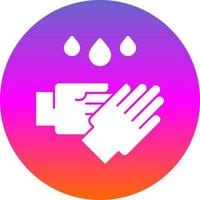 Vektor-Icon-Design zum Händewaschen vektor