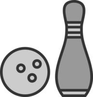 Bowling-Vektor-Icon-Design vektor