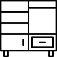 Kleiderschrank-Vektor-Icon-Design vektor