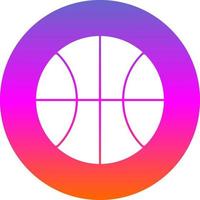 Basketball-Vektor-Icon-Design vektor