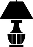 Lampe-Vektor-Icon-Design vektor