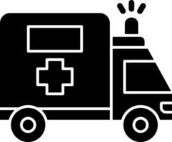 Krankenwagen-Vektor-Icon-Design vektor