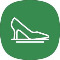 High-Heel-Vektor-Icon-Design vektor