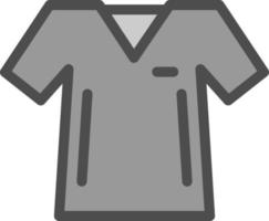 V-Neck-Shirt-Vektor-Icon-Design vektor