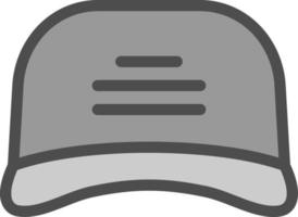 Baseball-Cap-Vektor-Icon-Design vektor