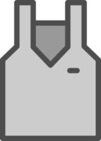 Tank-Top-Vektor-Icon-Design vektor