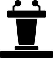 Podium-Vektor-Icon-Design vektor