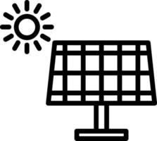 sol- panel vektor ikon design