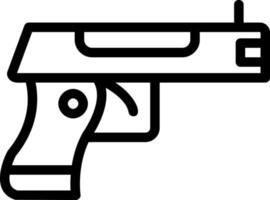 Waffe-Vektor-Icon-Design vektor