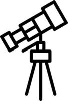 Teleskop-Vektor-Icon-Design vektor