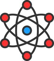 atom- energi vektor ikon design