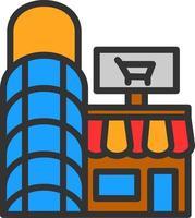 Shopping-Shop-Vektor-Icon-Design vektor