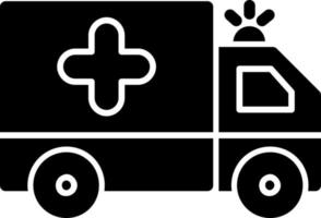 Krankenwagen-Vektor-Icon-Design vektor