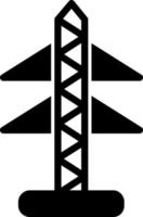 elektrisk torn vektor ikon design