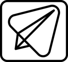 telegram vektor ikon design