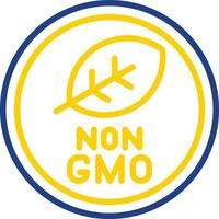 icke gmo vektor ikon design