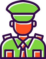 Polizist-Vektor-Icon-Design vektor