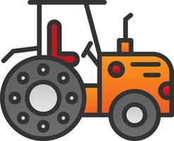 Traktor-Vektor-Icon-Design vektor