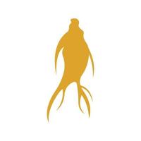 ginseng logotyp design mall och symbol ikon vektor