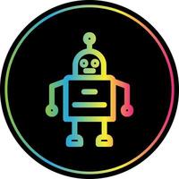 Roboter-Vektor-Icon-Design vektor