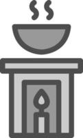 Aromatherapie-Vektor-Icon-Design vektor