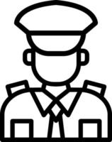 Polizist-Vektor-Icon-Design vektor