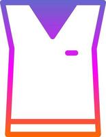 ärmelloses Shirt-Vektor-Icon-Design vektor