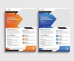 Corporate Business Flyer Vorlage Design vektor