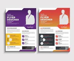 Corporate Business Flyer Vorlage Design vektor