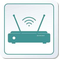 wi fi router ikon vektor grafisk illustration