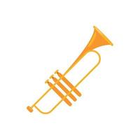 trumpetinstrument musikal vektor