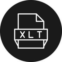 xlt-Dateiformat-Symbol vektor