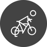 Fahrrad-Vektor-Icon-Design vektor