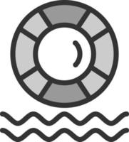 Rettungsring-Vektor-Icon-Design vektor