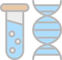 DNA-Test-Vektor-Icon-Design vektor